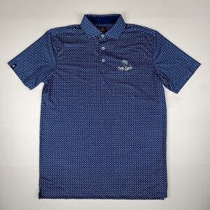 Donald Ross Sport Polo S Blue Elephant Pattern Punta Espada Golf Resort